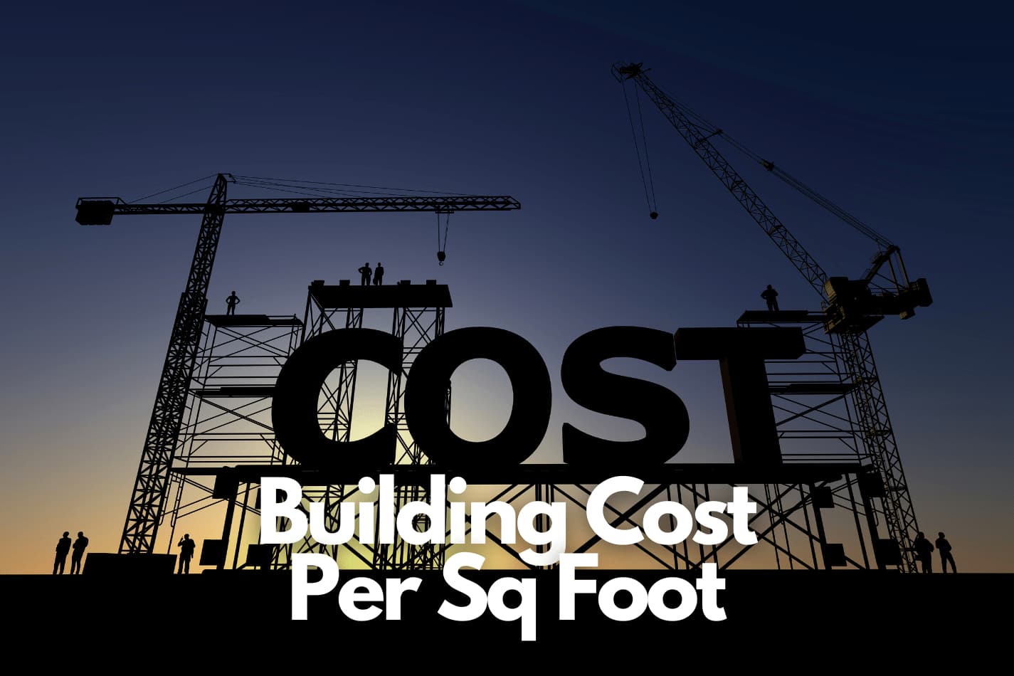 Estimating a Commercial Build Cost Per Square Foot