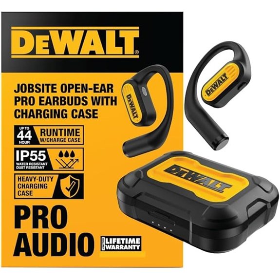 DEWALT Heavy Duty Bluetooth Open Ear Headphones for Worksites