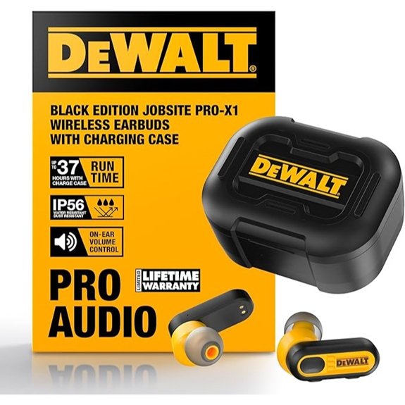 DEWALT Heavy Duty True Wireless Ear Buds for Jobsite