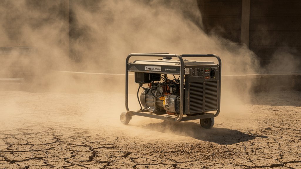 extreme temperatures harm generators