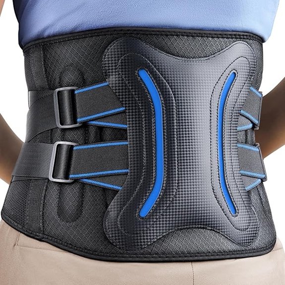 FEATOL Lower Back Brace with Lumbar Support Belt