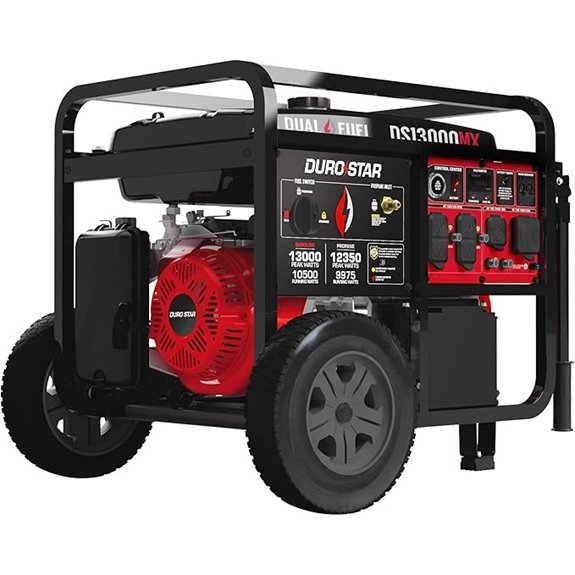DuroStar DS13000MX Dual Fuel Portable Generator 13,000-Watt