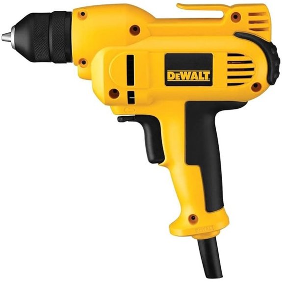 DEWALT 8.0-Amp 3/8-Inch Variable Speed Corded Drill
