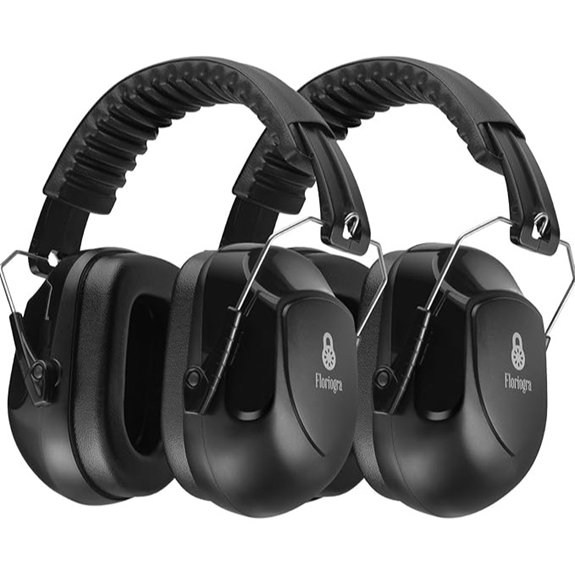 Noise Canceling Earmuffs for Shooting and Construction (2-Pack)