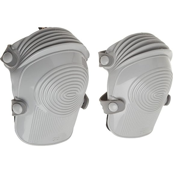 CLC Custom Leathercraft 361 Ultraflex Non-Skid Kneepads Plastic Grey